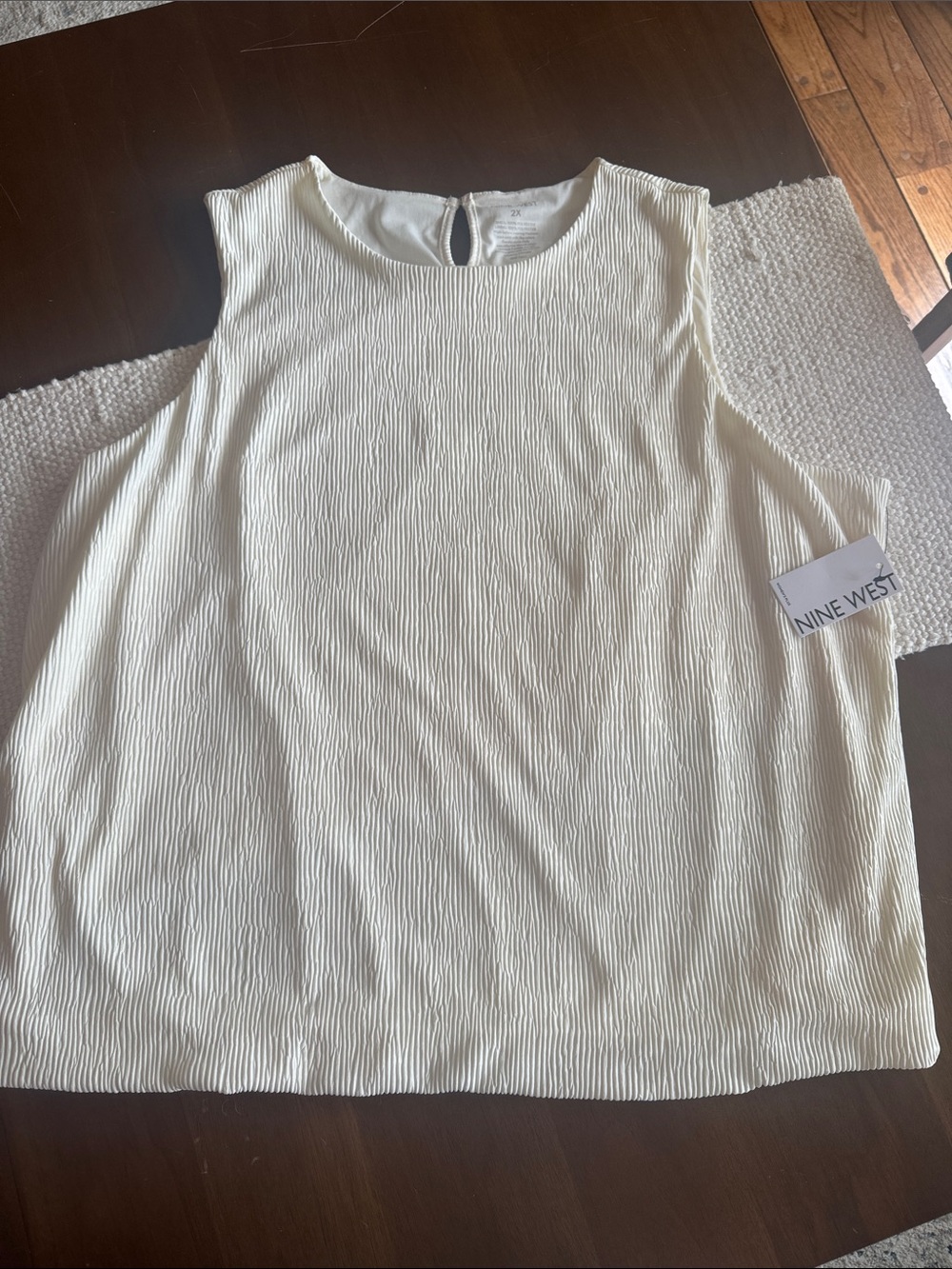 Nine West Textured Blouse NWOT